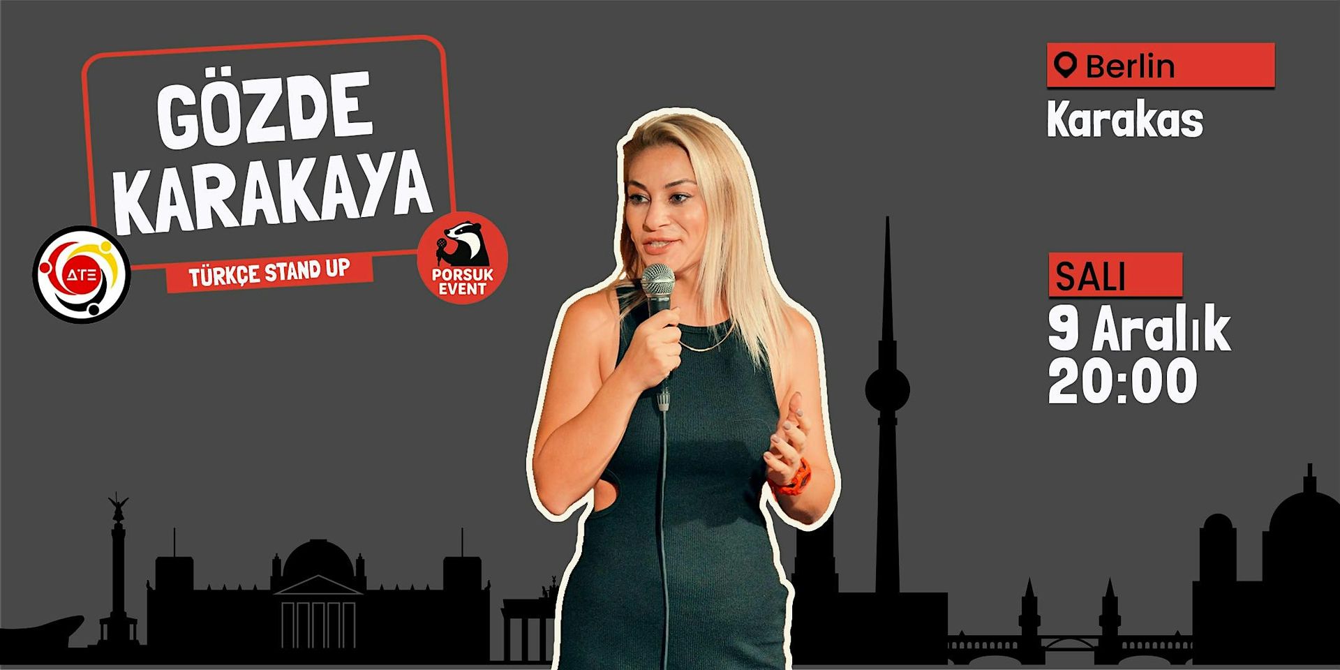 Gözde Karakaya - Türkçe Stand-up Komedi Şov - Berlin