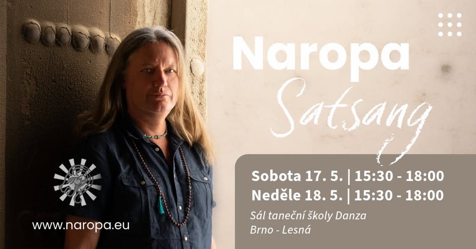 Satsangy s Naropou v Brně 17. a 18. května