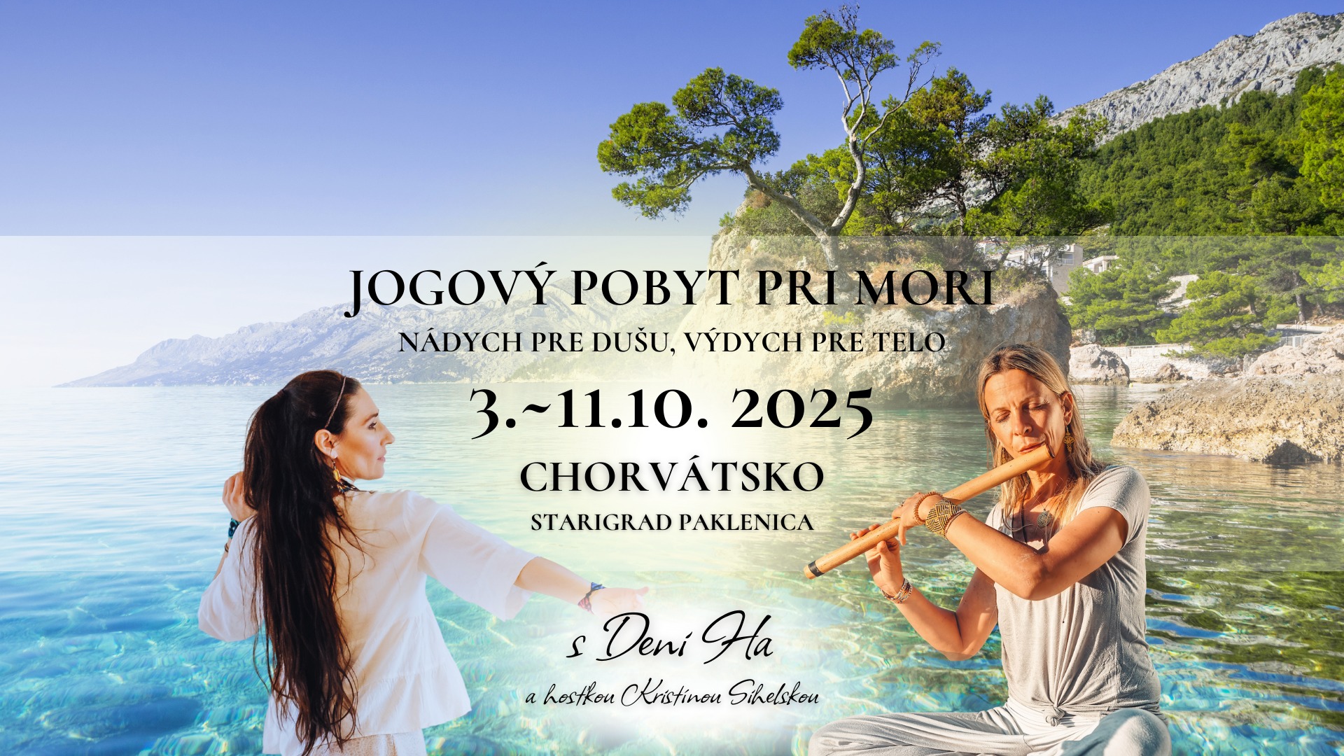 🌊☀️JOGOVÝ POBYT PRI MORI - nádych pre dušu, výdych pre telo