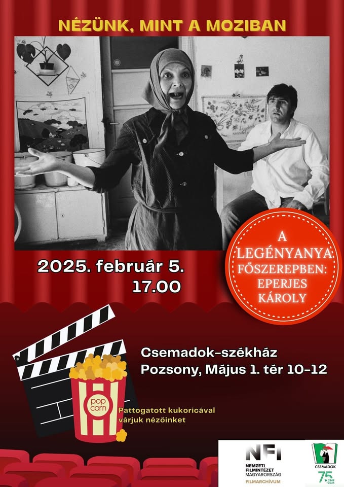 Filmvetítés: A legényanya