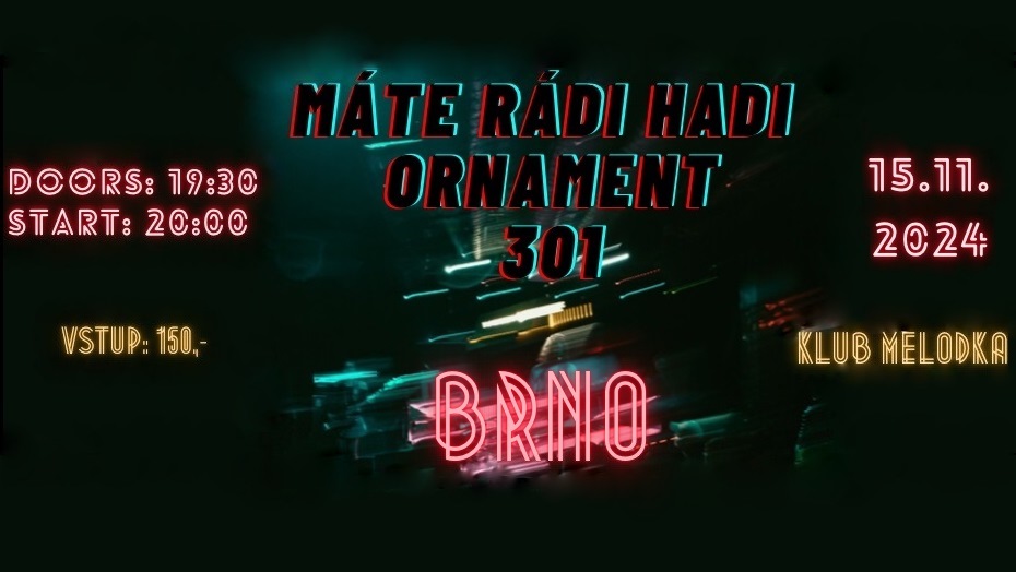 301/Ornament/MATE RADI HADI - Melodka Brno