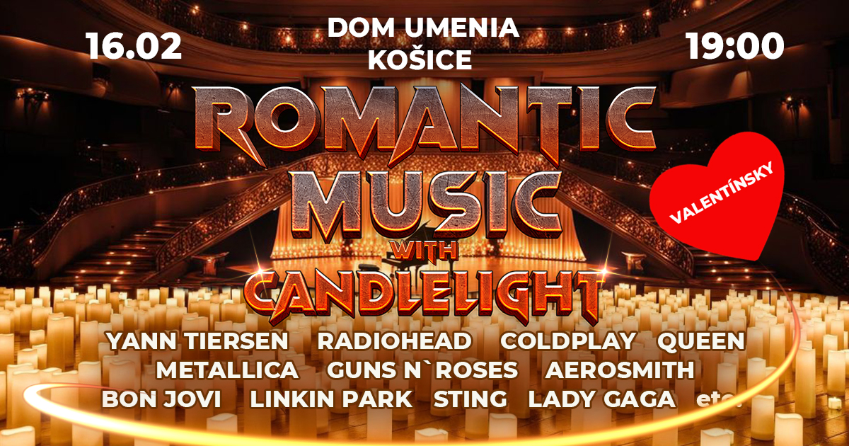 Romantic Music with candlelight