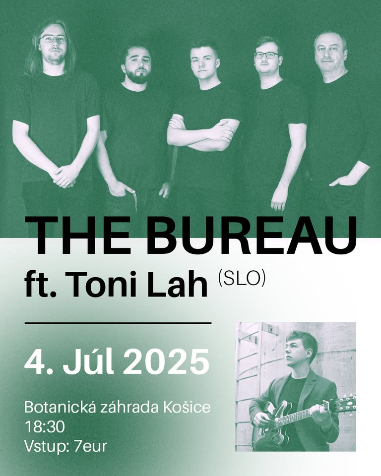 koncert THE BUREAU ft. Toni Lah