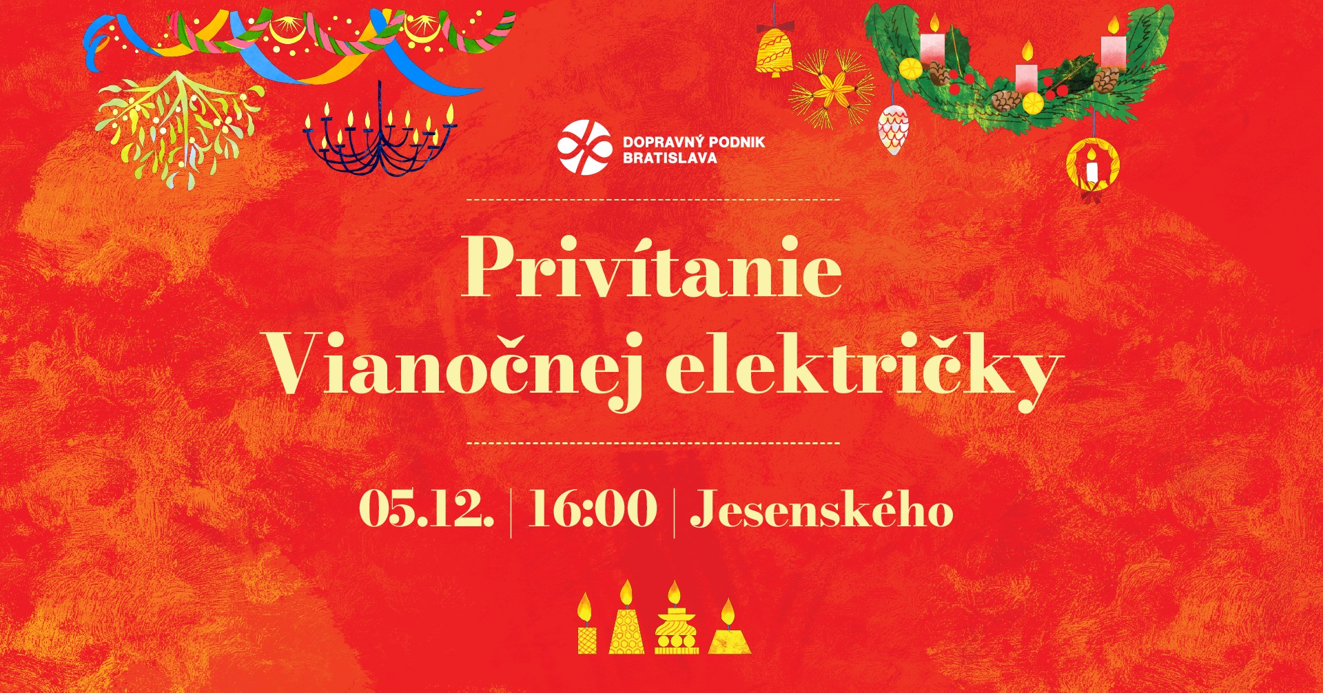 PRIVÍTANIE VIANOČNEJ ELEKTRIČKY 🎄🚋