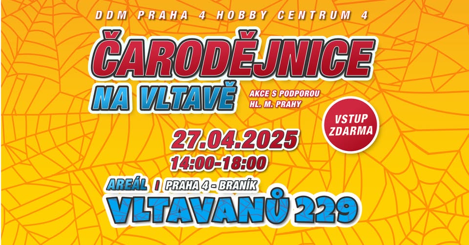 ČARODĚJNICE na Vltavě 2025