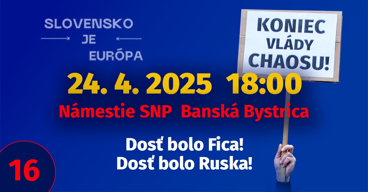 SLOVENSKO JE EURÓPA! DOSŤ BOLO RUSKA!