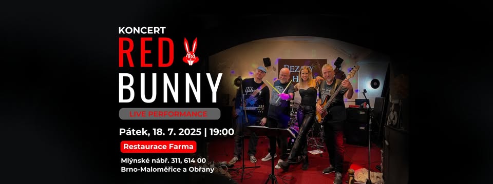 🎸 Red Bunny živě- restaurace Farma 🎸