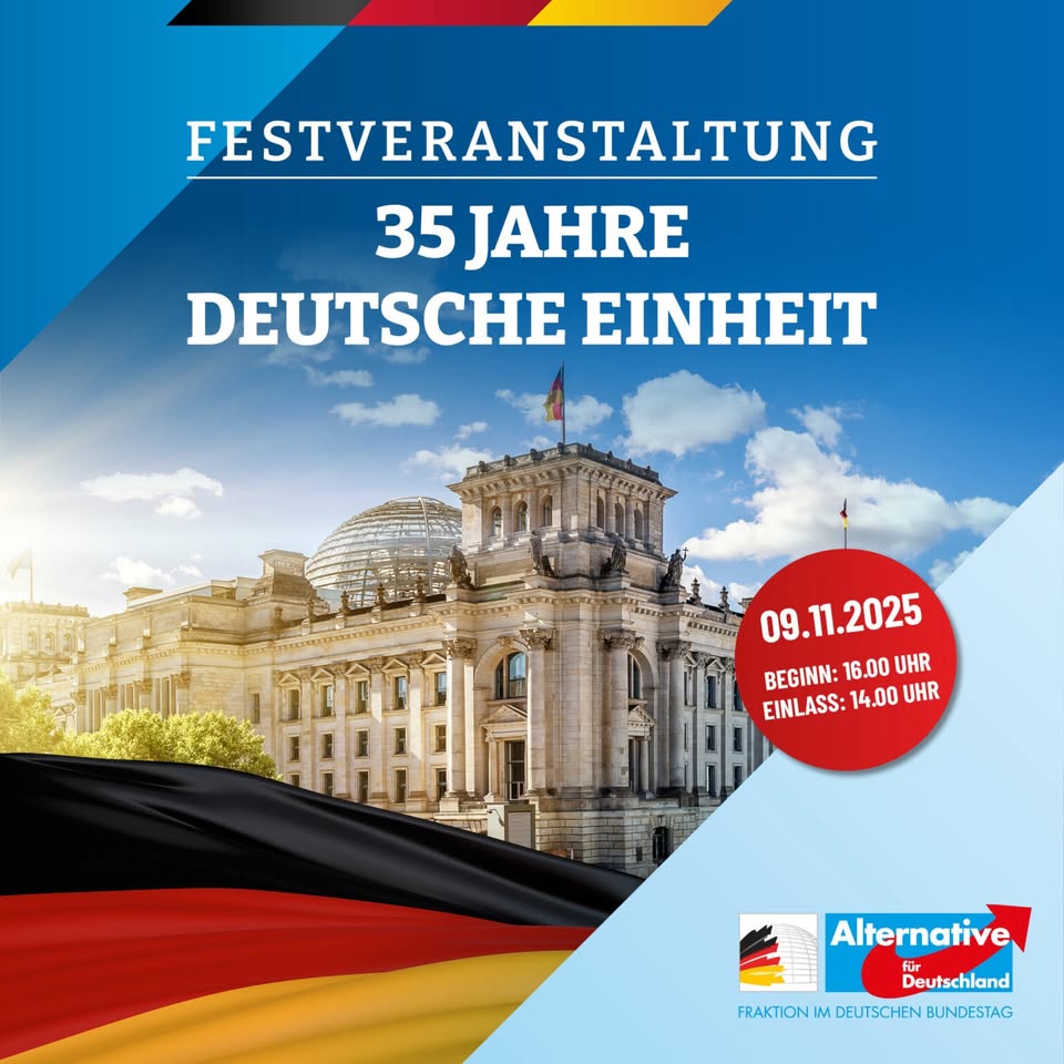 FESTVERANSTALTUNG: 🇩🇪 35 Jahre Deutsche Einheit