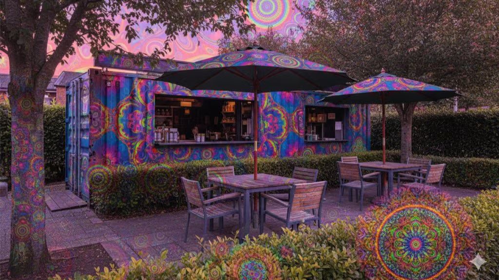 Psychedelic Bier Garten (back to the Turhalle for the last time this year)