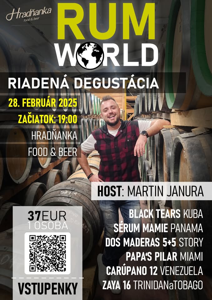 RUM WORLD - RIADENÁ DEGUSTÁCIA