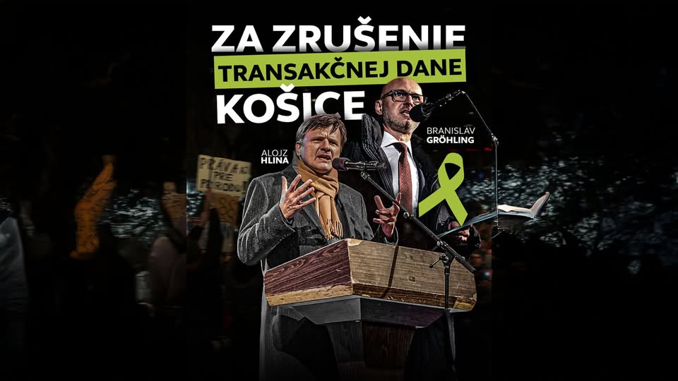 KOŠICE: Zrušte transakčnú daň!
