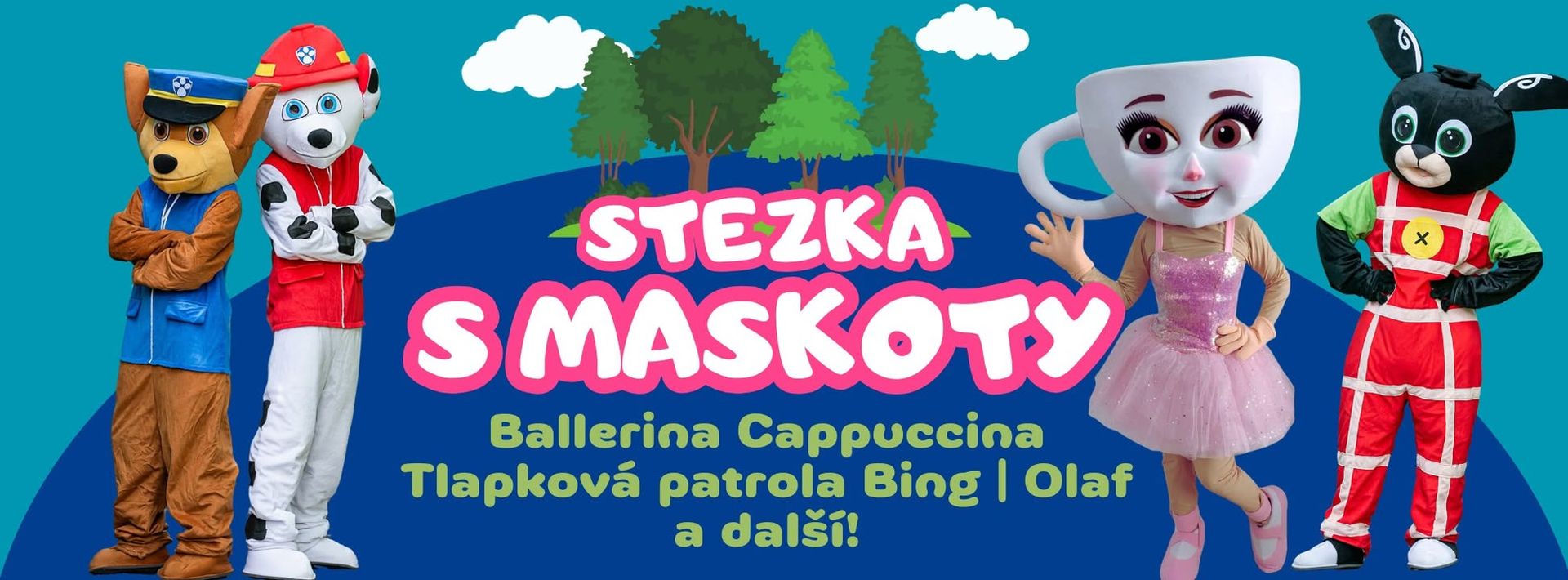 Stezka s maskoty v Praze- Obora Hvězda