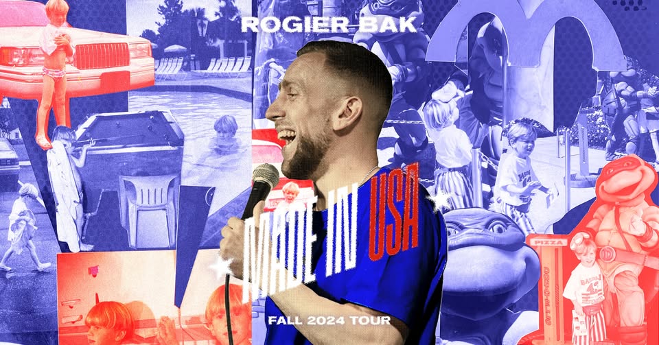 Rogier Bak: Made in USA 🇺🇸 TOUR • English COMEDY in AMSTERDAM