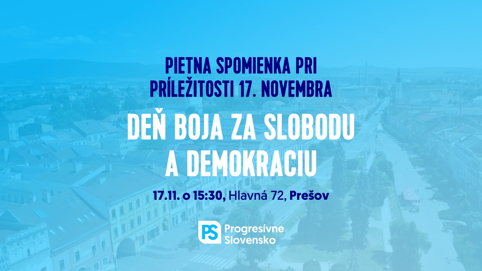 Kladenie vencov pri príležitosti 17. novembra | Prešov