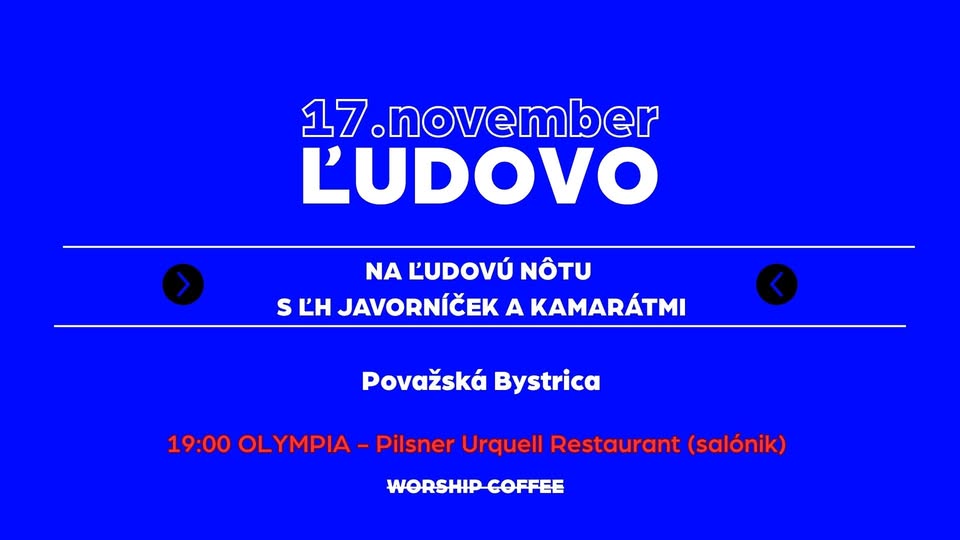 Na ľudovú nôtu | 17. NOVEMBER ĽUDOVO
