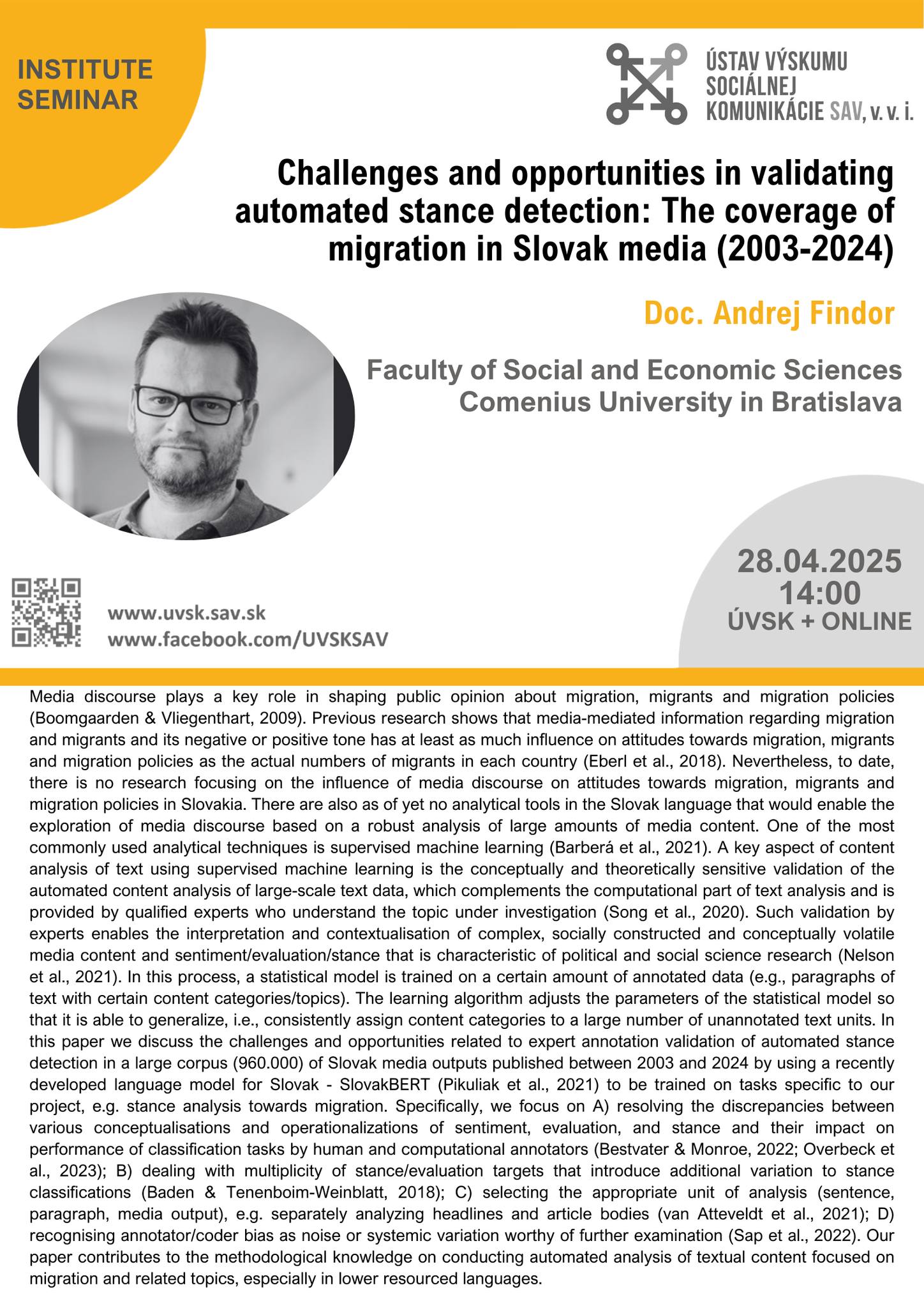 Validating automated stance detection: The coverage of migration in Slovak media (2003-2024)