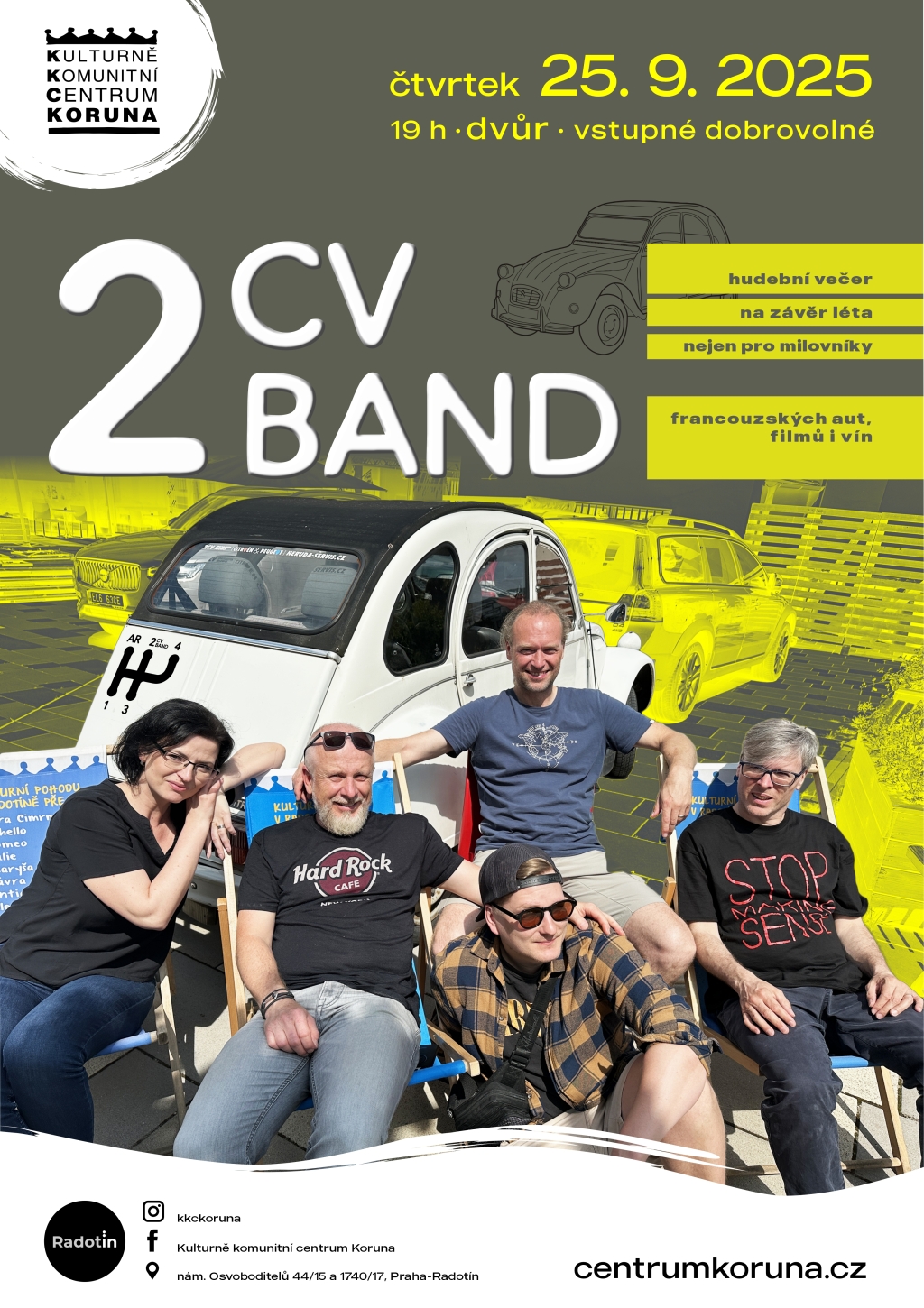 2CV Band na dvoře