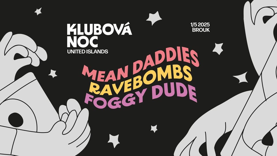 Klubová noc v Hospodě Brouk: Mean Daddies, Ravebombs, Foggy Dude