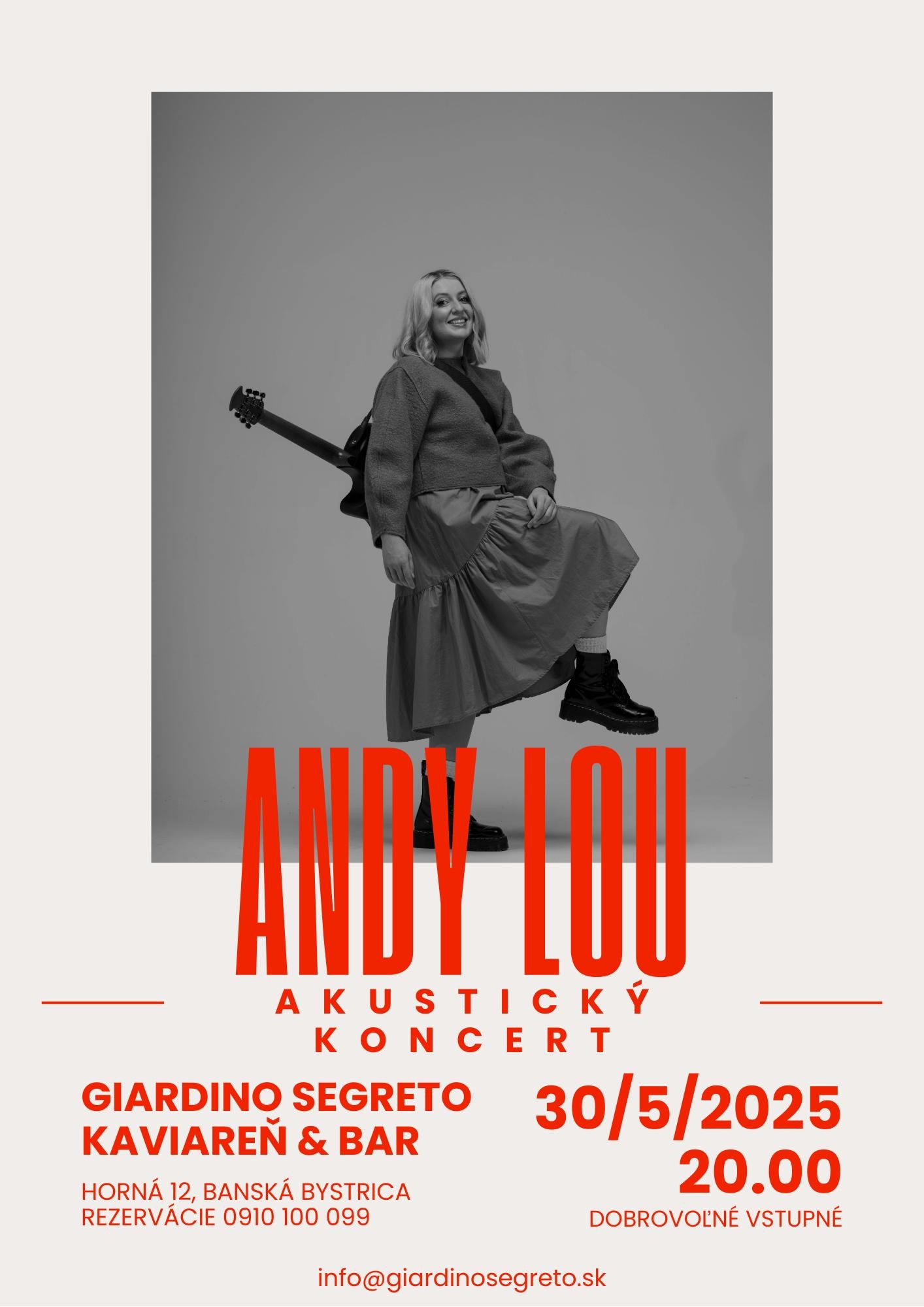 Akustický koncert Andy Lou