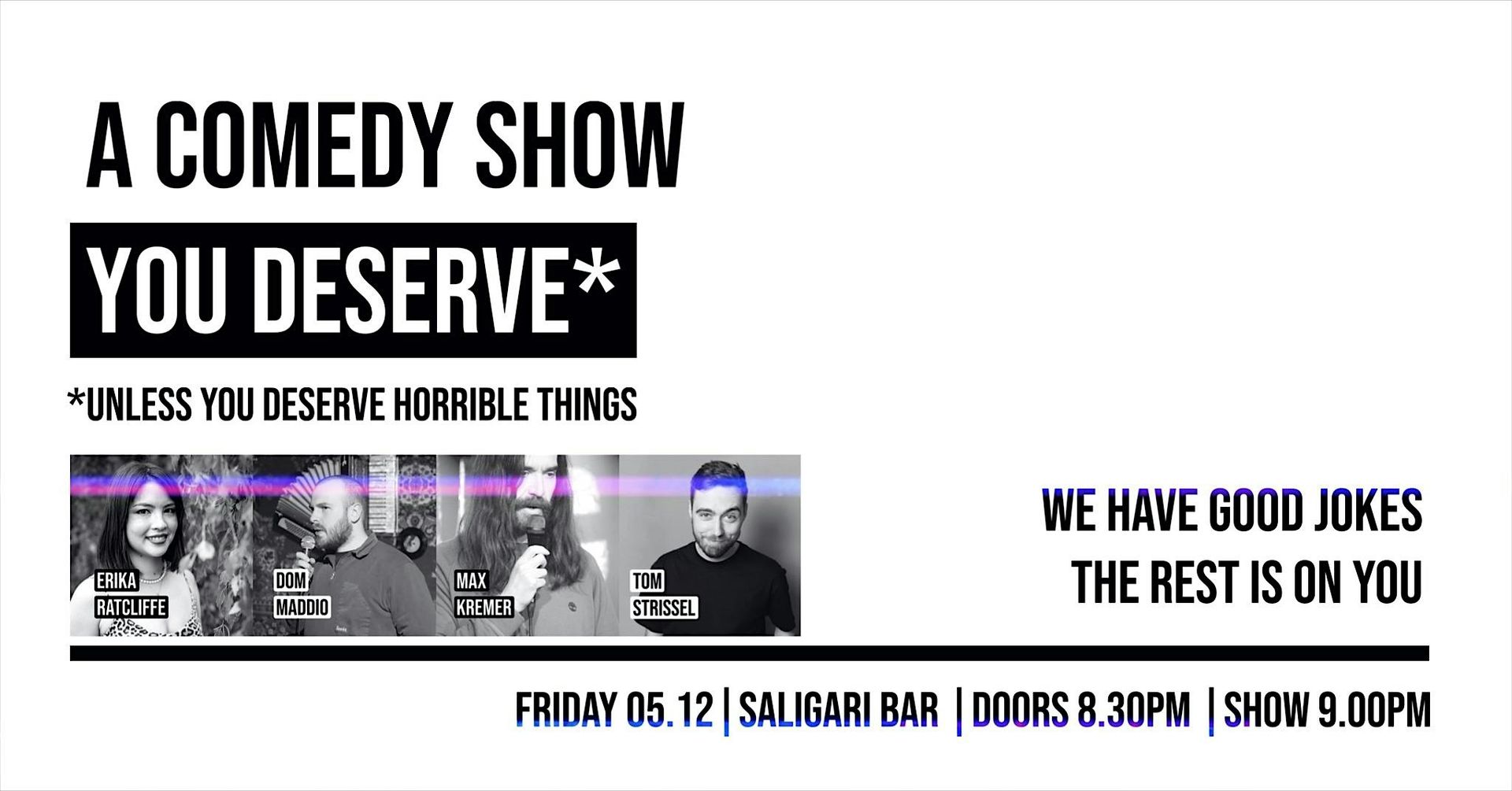 A COMEDY SHOW YOU DESERVE — Stand-Up Hour in Friedrichshain