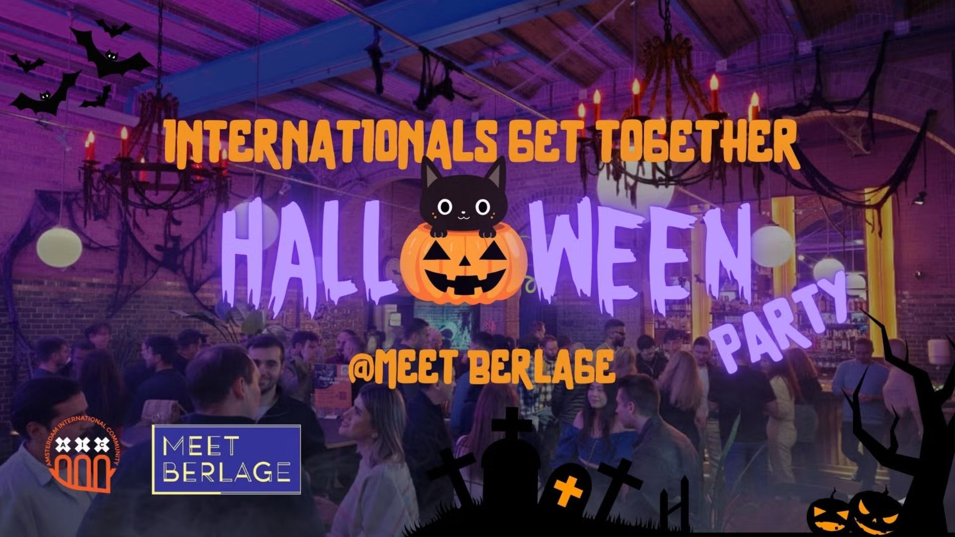 Internationals get together: Halloween Party @MEET BERLAGE 🍹
