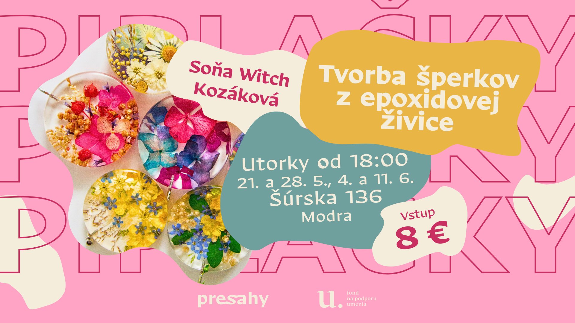 Piplačky - Tvorba šperkov z epoxidovej živice