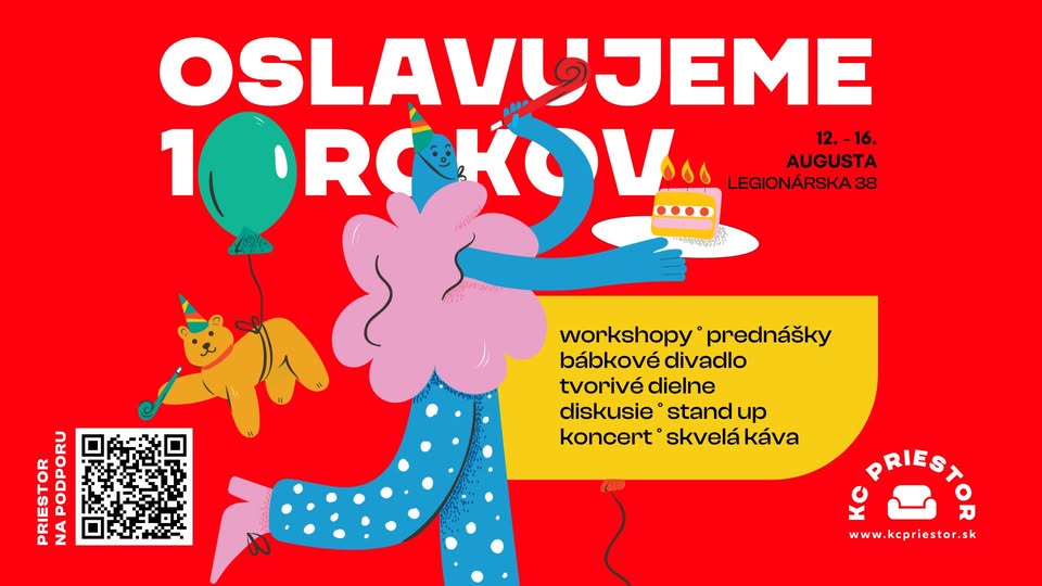 OSLAVUJEME 10 ROKOV S KC PRIESTOR