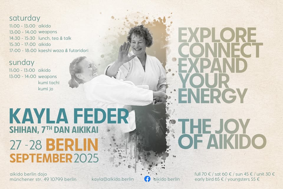 Kayla Feder Shihan Berlin 2025 Aikido Seminar