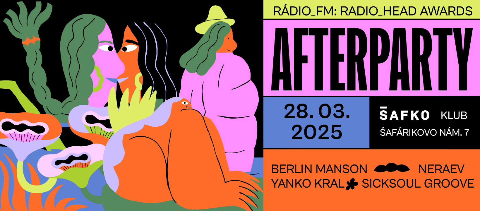 Radio_Head Awards 2025 Afterparty | PIATOK 28.3. | ŠAFKO KLUB