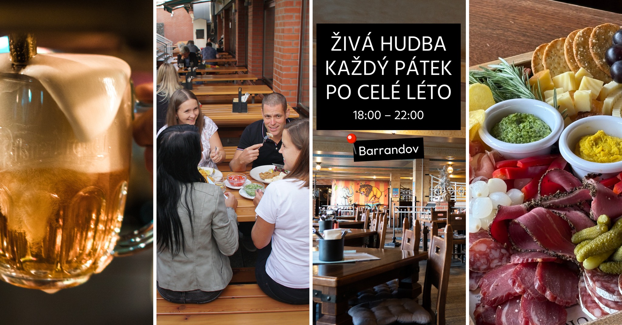 ŽIVÁ HUDBA každý PÁTEK po CELÉ LÉTO na Kameře na Barrandově