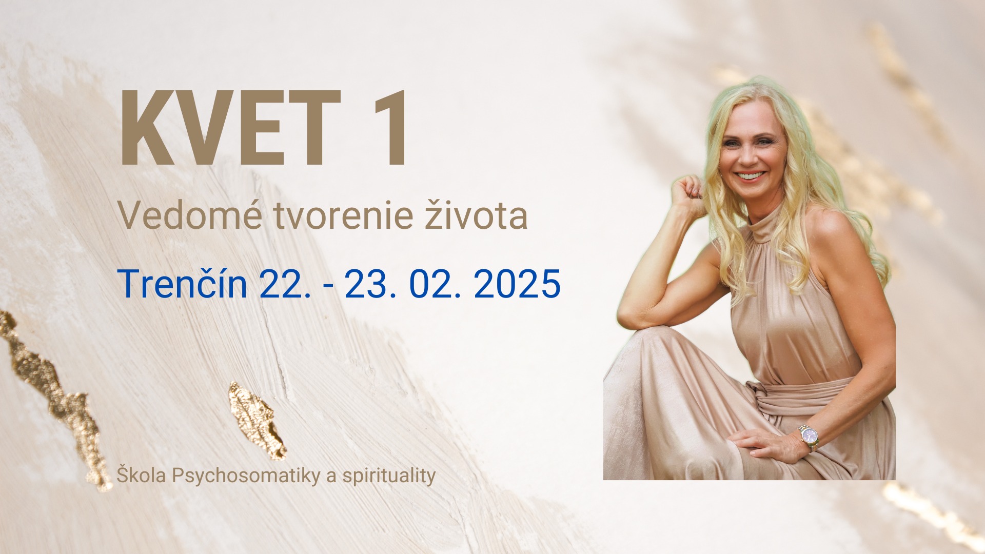 Kurz KVET 1 Vedomé tvorenie reality Trenčín 22. - 23. 02. 2025