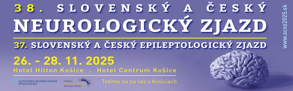 38. Slovenský a český neurologický zjazd - 37. Slovenský a český epileptologický zjazd