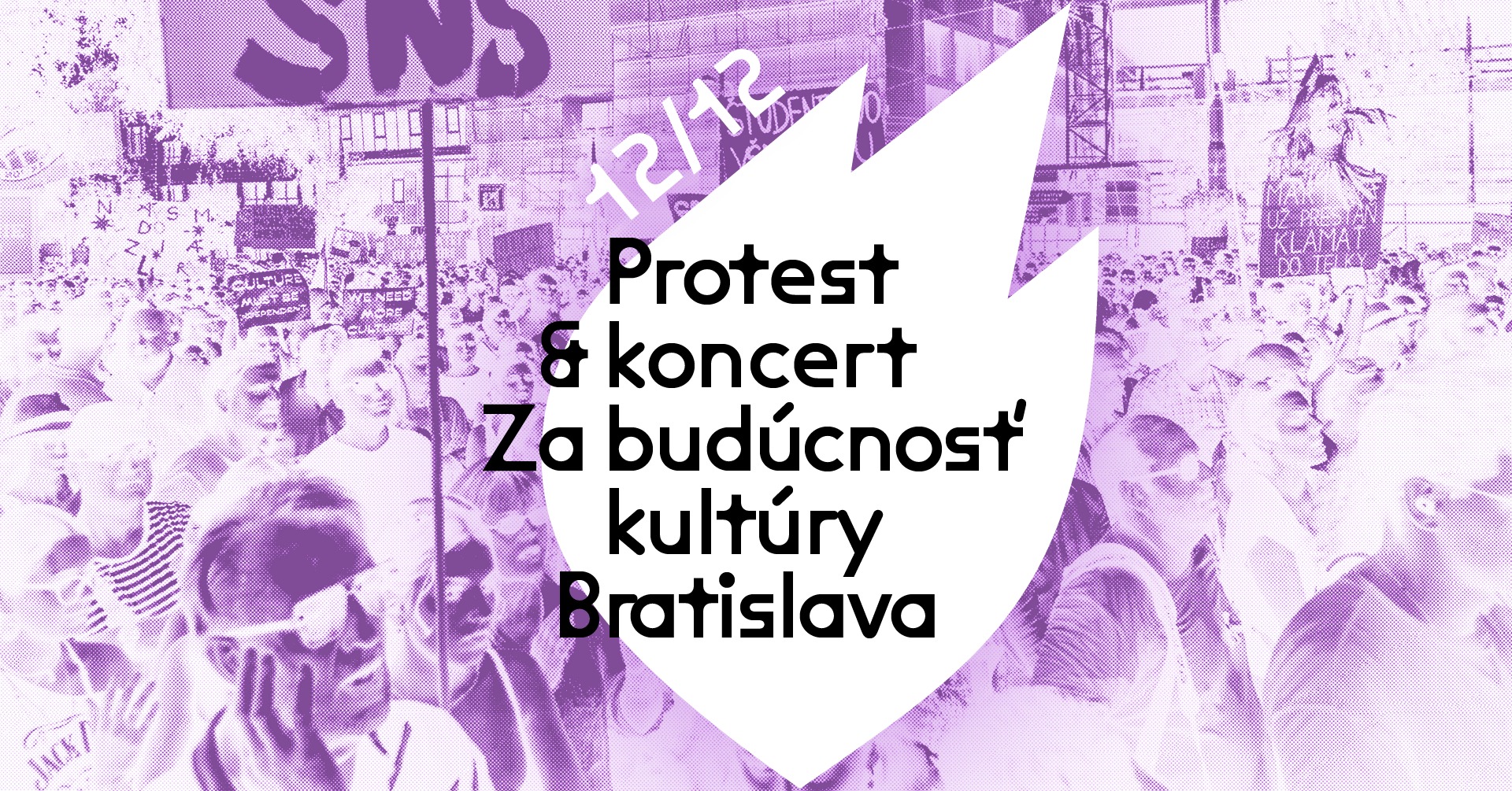 Protestný pochod & koncert Za budúcnosť kultúry!