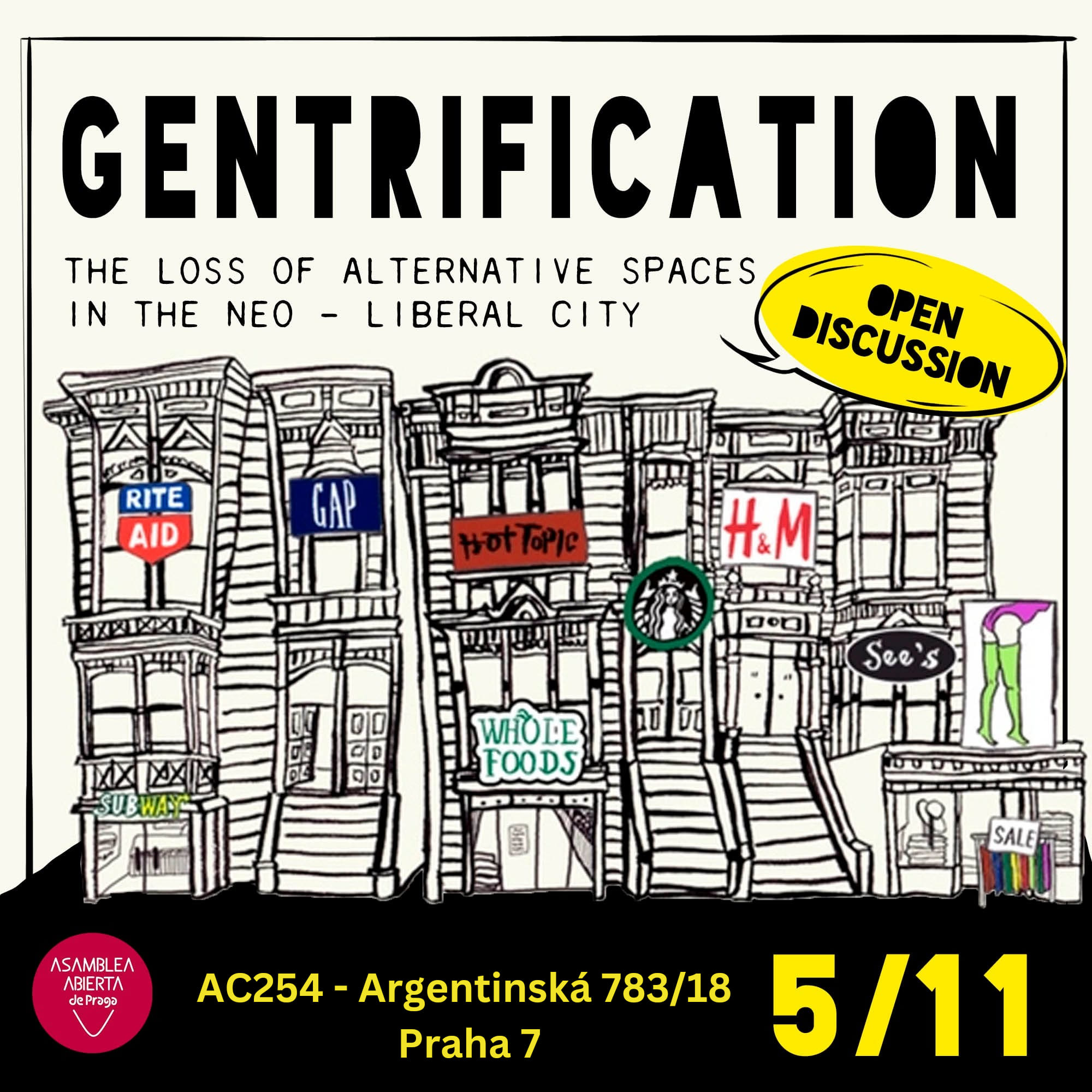 Gentrification; the loss of alternative spaces in the neoliberal city