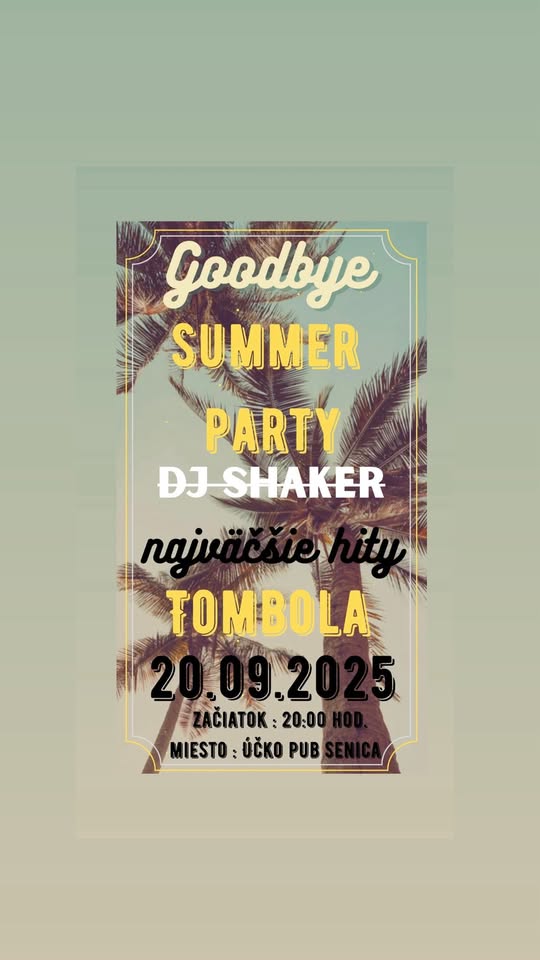 Goodbye summer party v Účku ☀️🍷🍺🍸🍹