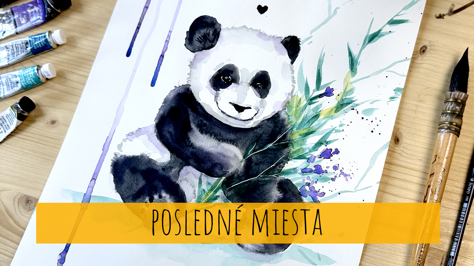 Miniworkshop Akvarel - Panda (6+) (POSLEDNÉ MIESTA)