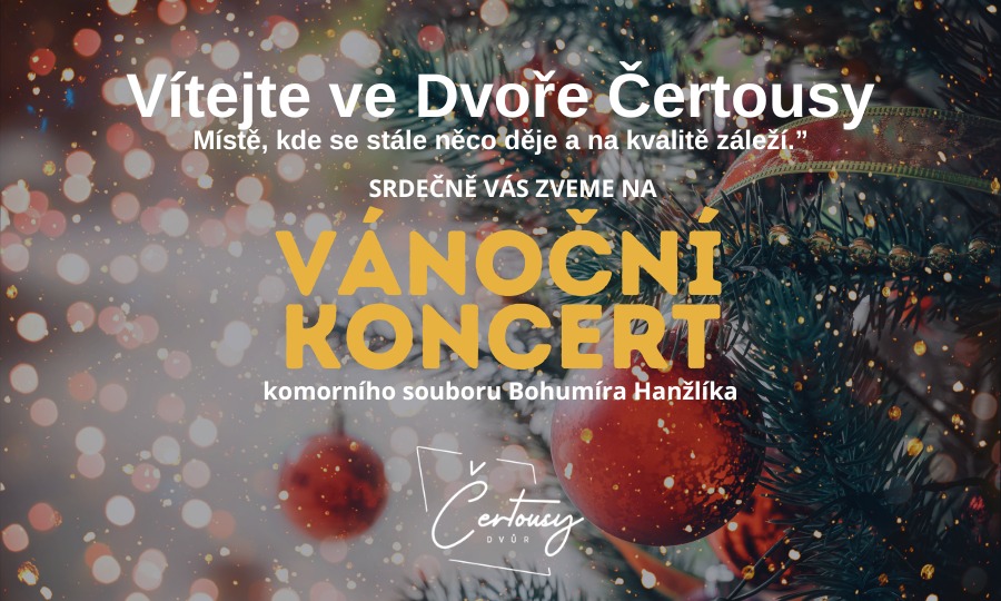 Vánoční koncert komorního souboru Bohumíra Hanžlíka