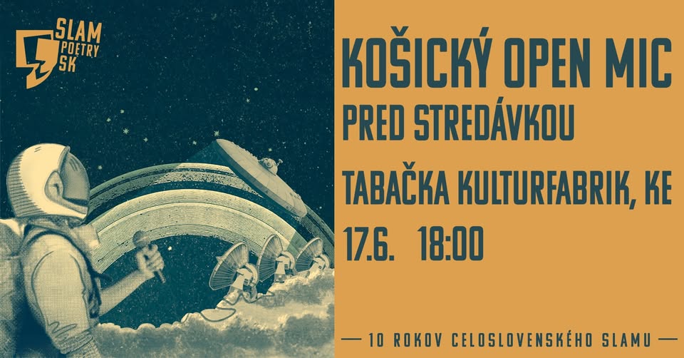 Košický open mic pred Stredávkou
