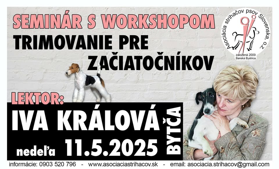 TRIMOVANIE PRE ZAČIATOČNÍKOV 
S IVOU KRÁLOVOU