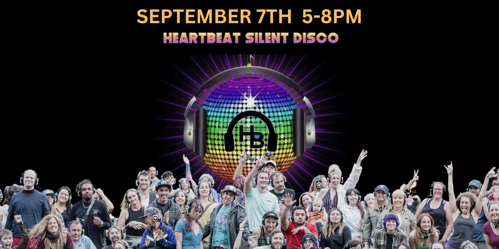 Heartbeat Silent Disco | Sundaze | 5-8pm | Sept 7th | Laurelhurst Park