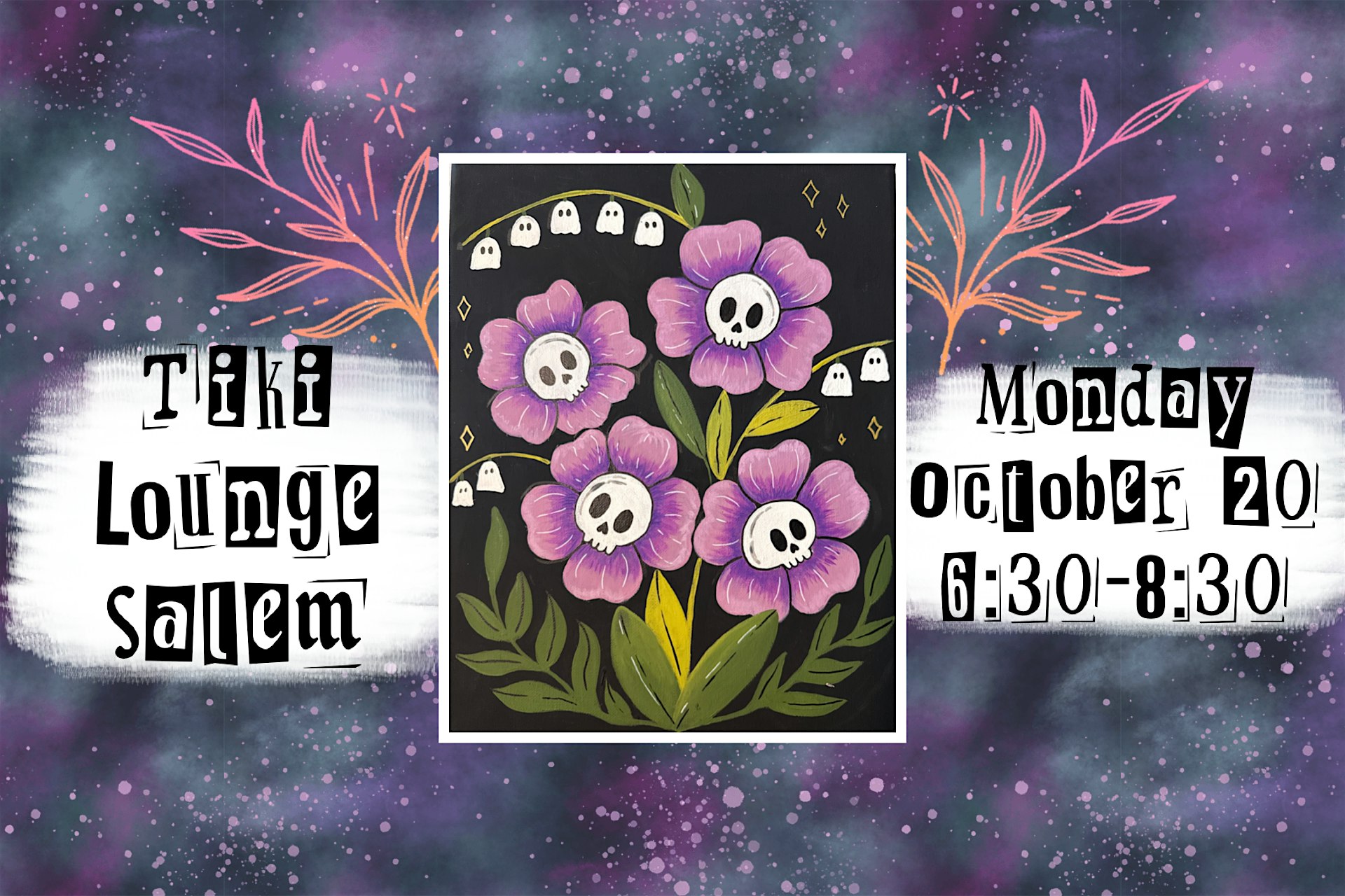 October Paint Night at Tiki Lounge Lancaster
