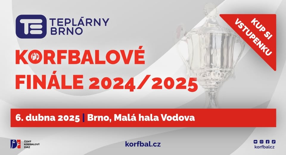TEPLÁRNY BRNO KORFBALOVÉ FINÁLE 2024/2025