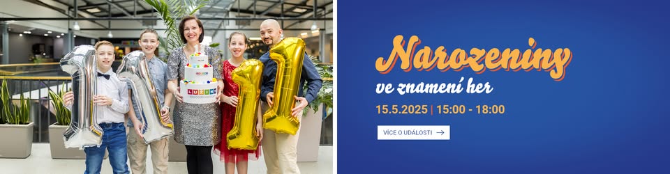 Narozeniny OC Lužiny "Ve znamení her"