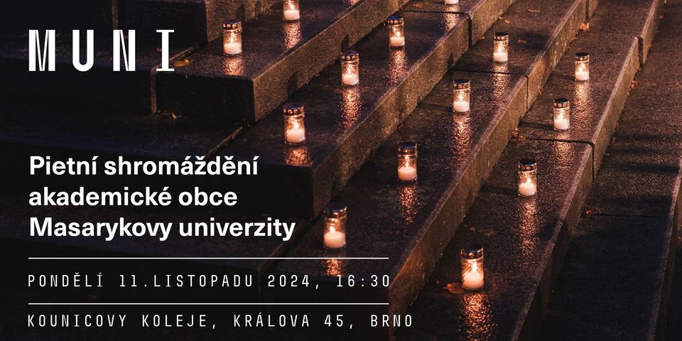 Pietní shromáždění akademické obce Masarykovy univerzity