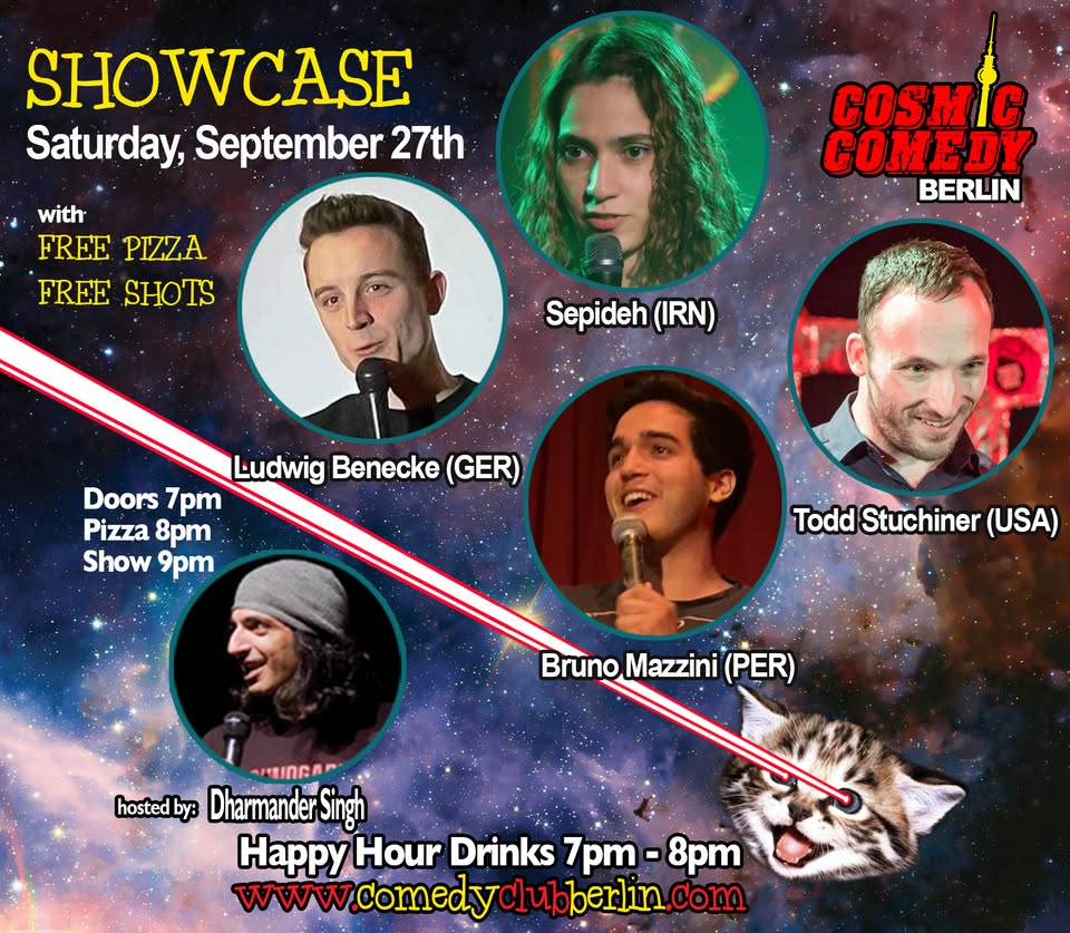 Cosmic Comedy Berlin SHOWCASE SATURDAY