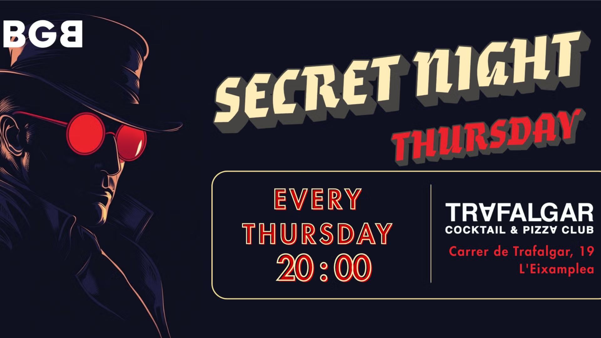 Secret Night Thursday - Social Deduction @Trafalgar Pizza Club