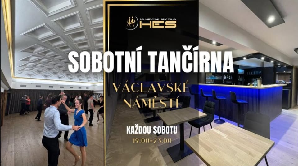 Sobotní TANČÍRNY v centru Prahy