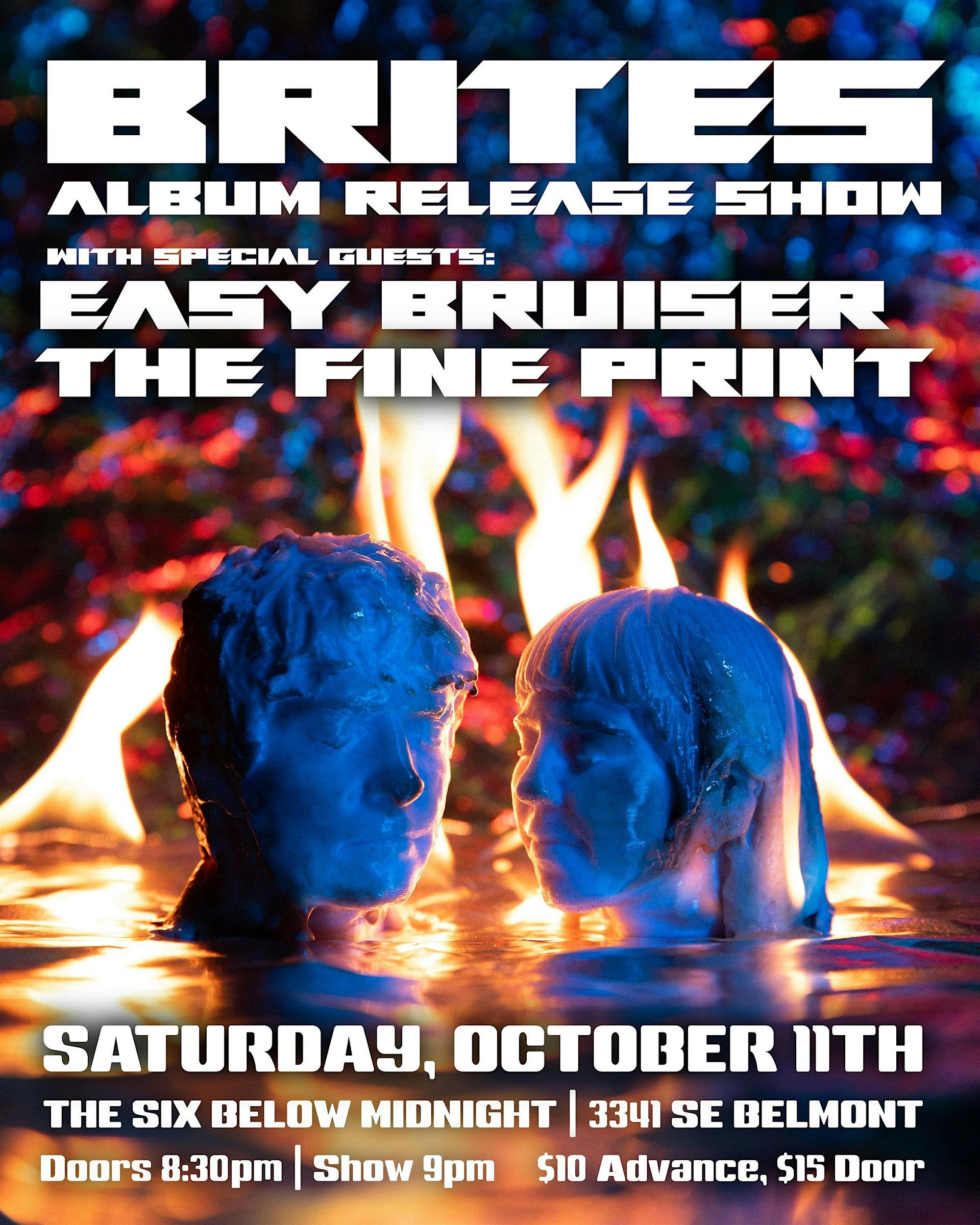 Brites (Album Release) with Easy Bruiser and The Fine Print
