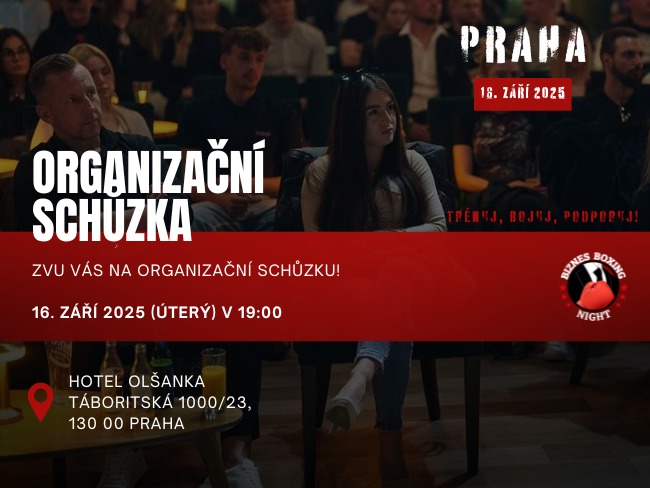 ORGANIZAČNÍ SETKÁNÍ - Biz Boxing Prague