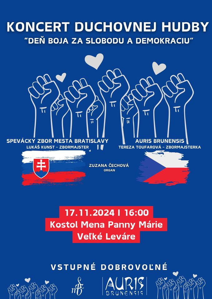 Koncert duchovnej hudby: SZMB & Auris Brunensis
